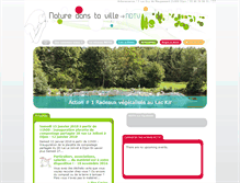 Tablet Screenshot of naturedanstaville.fr